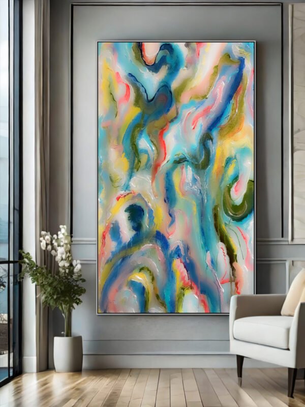 colorful modern painting