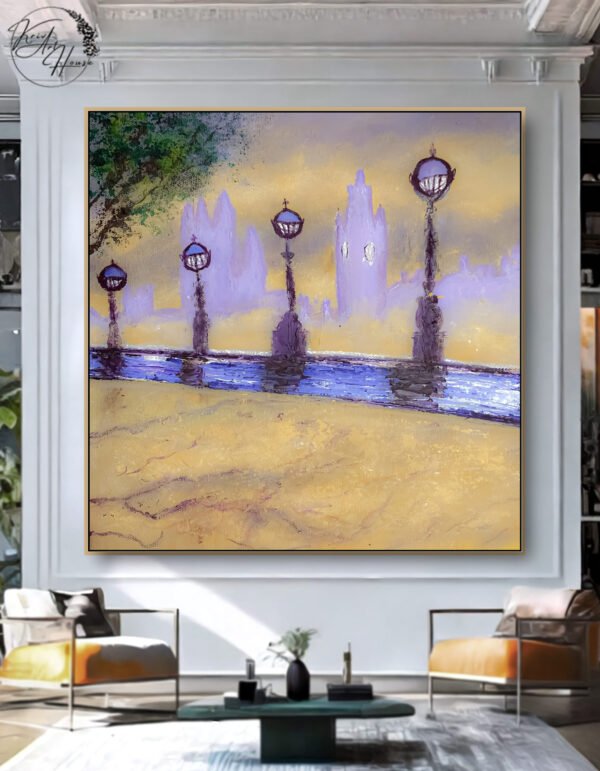 abstract decor wall painting