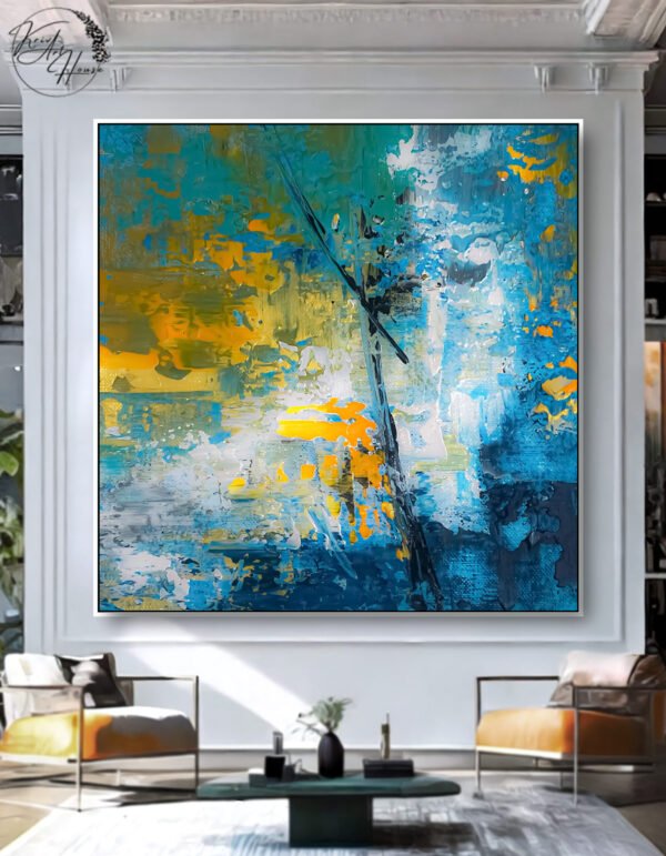 textured abstract painting