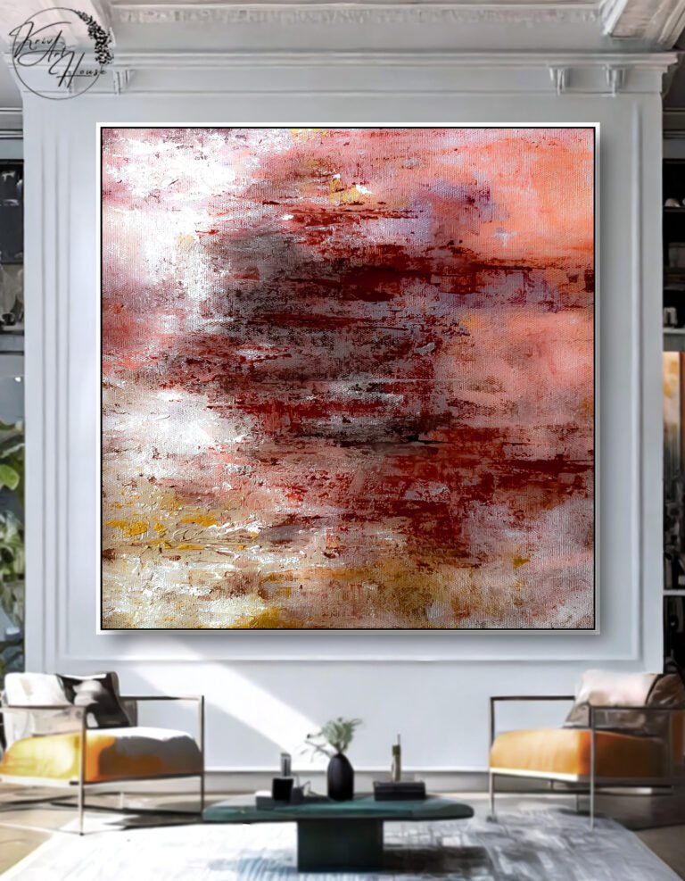 abstract canvas painting