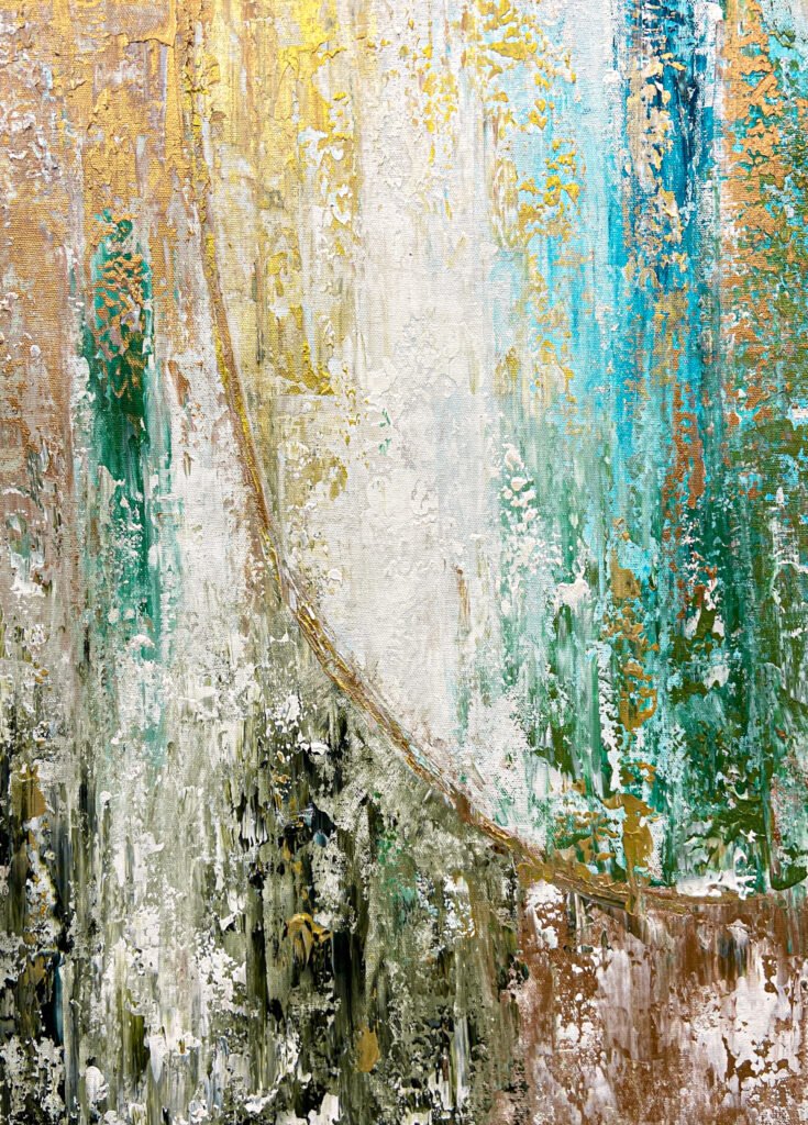 textured abstract painting