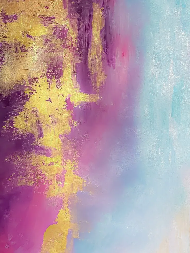 large abstract painting