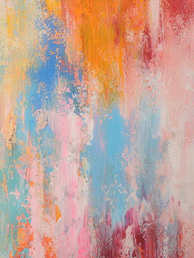 canvas abstract painting