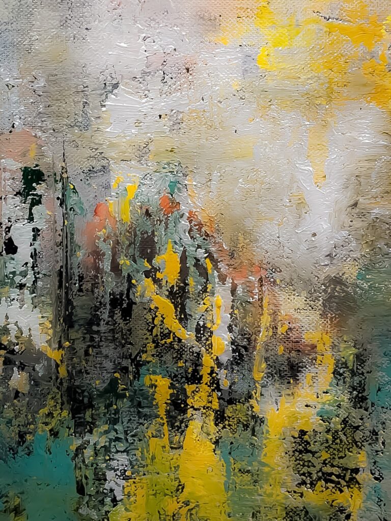 abstract painting acrylic