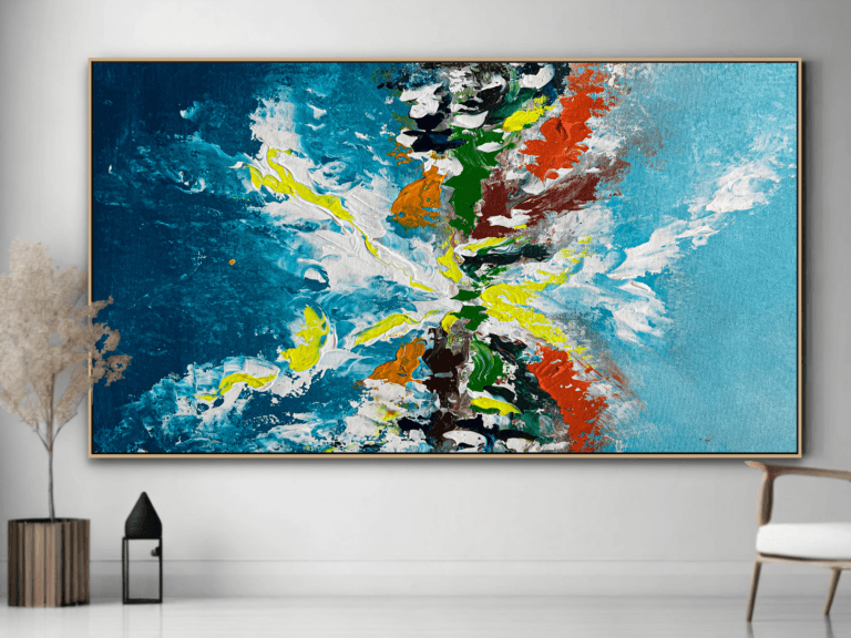 abstract decor wall painting