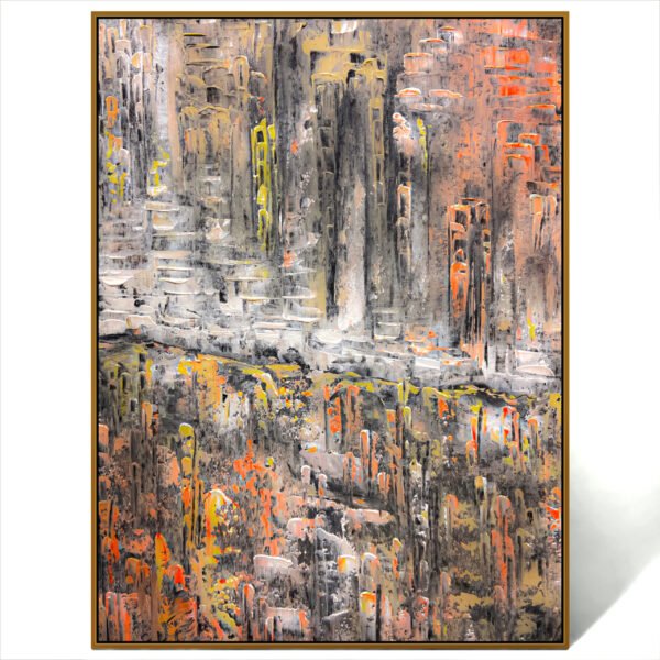 abstract oversized painting