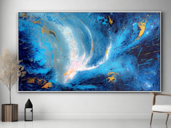 oversized abstract painting