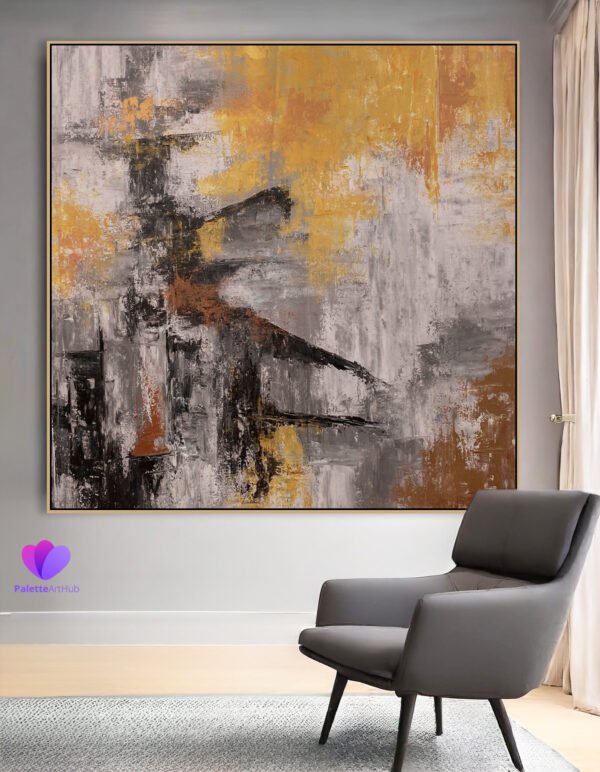 abstract painting for bedroom