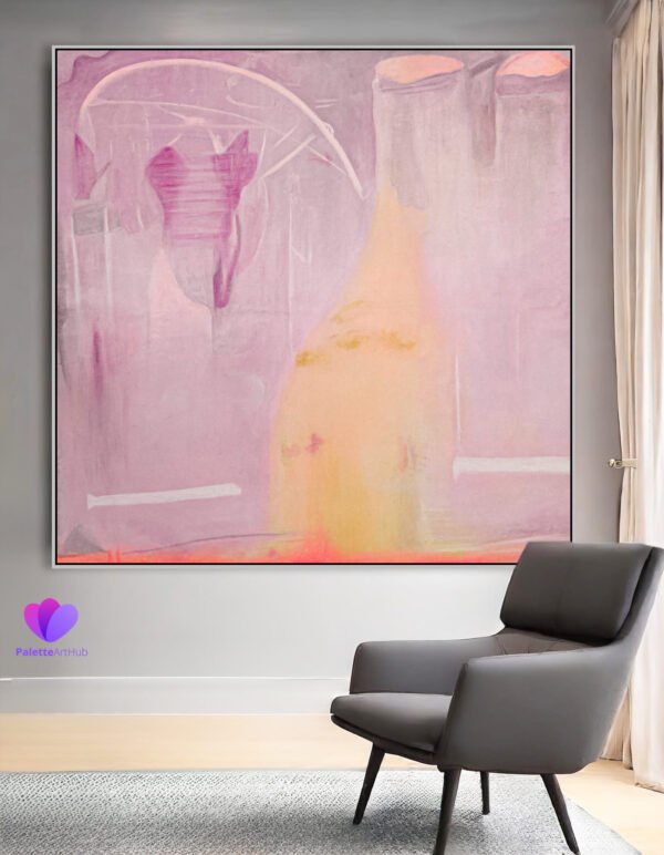 oversized abstract painting